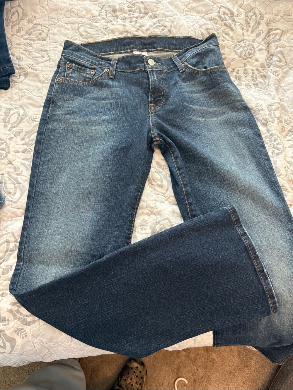 Lucky Brand Straight Leg Blue Denim Jeans